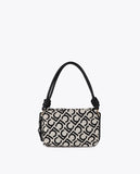 Jacquard Fabric Crossbody LC Flocked
