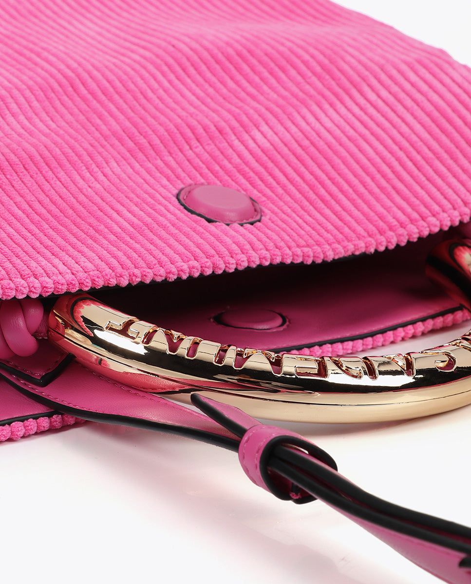 Custom Metallic Handle Crossbody Bag