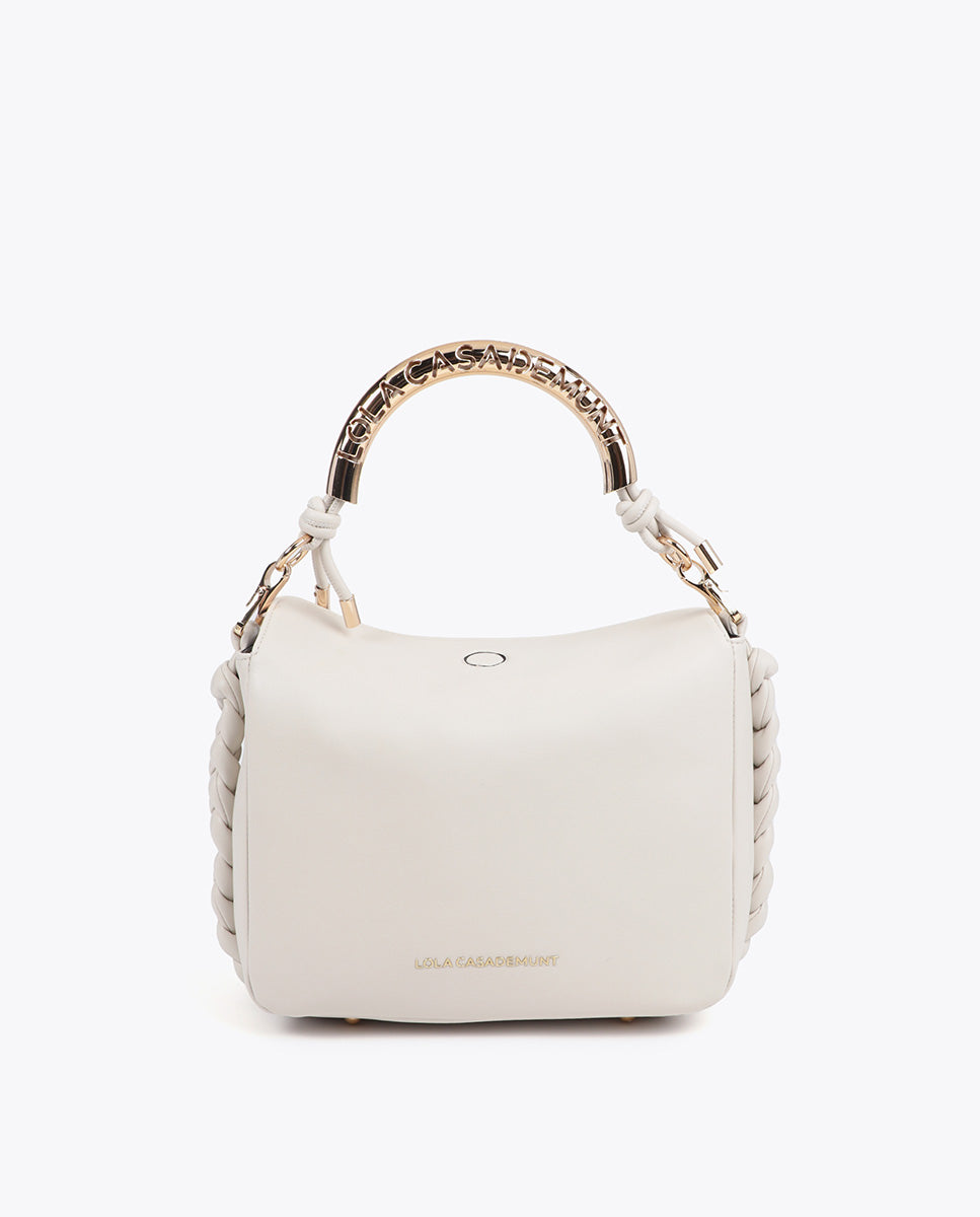 Customizable Metallic Handle Crossbody