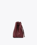 Shoulder Bag with Snake Effect Details