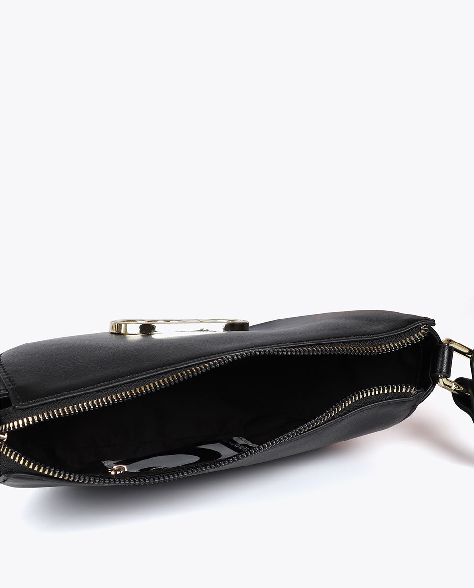 Small Crescent Logo Crossbody Bag