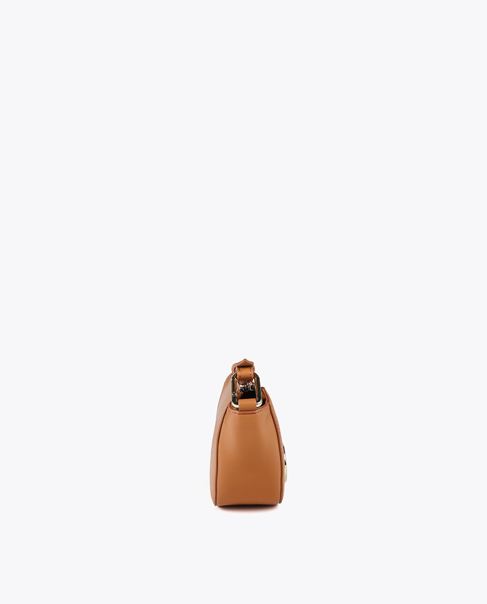 Small Crescent Logo Crossbody Bag