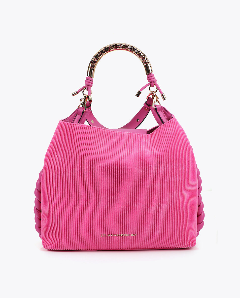 Personalized Metallic Handle Shopper Bag