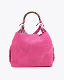 Personalized Metallic Handle Shopper Bag