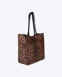 Leopard Print Shopper Bag with LC Logo