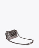 Quilted Metallic Crossbody Bag