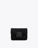Neoprene Fabric Crossbody Bag with Silicone Logo Detail