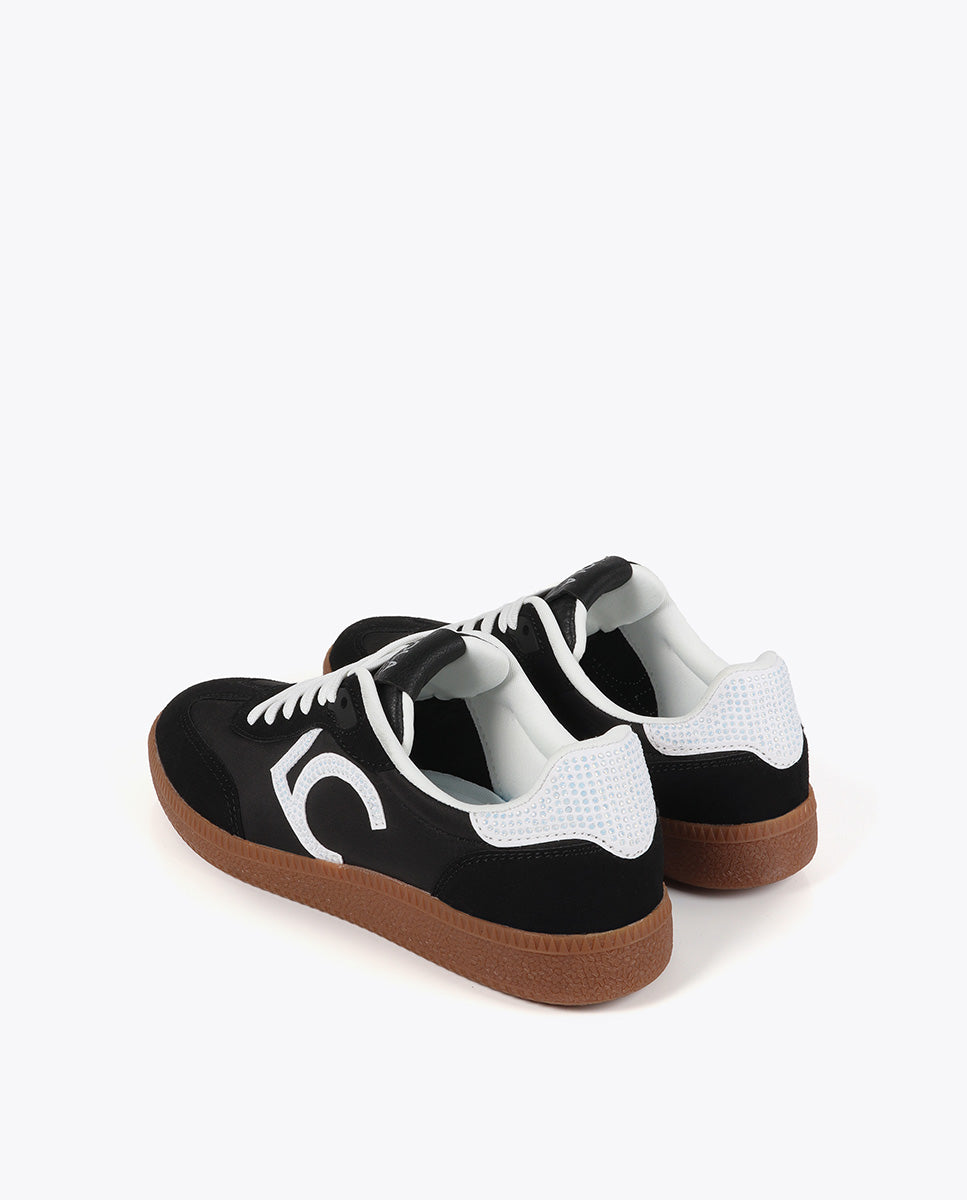 Nylon Strass Sneakers