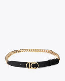 Oval Logo Chain Belt