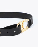 Oval Logo Chain Belt