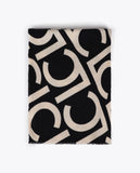 Two-tone Pleated Scarf