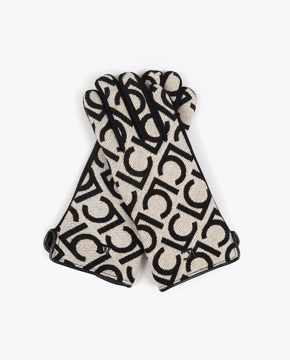 Logo Jacquard Gloves