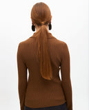 Zipper Cardigan with Double Pockets