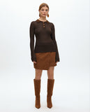 Fitted Sweater with Shiny Lurex