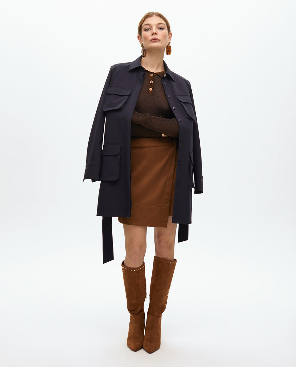 Fitted Sweater with Shiny Lurex