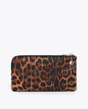 Bicolor Wallet with Oval Logo