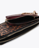 Bicolor Wallet with Oval Logo