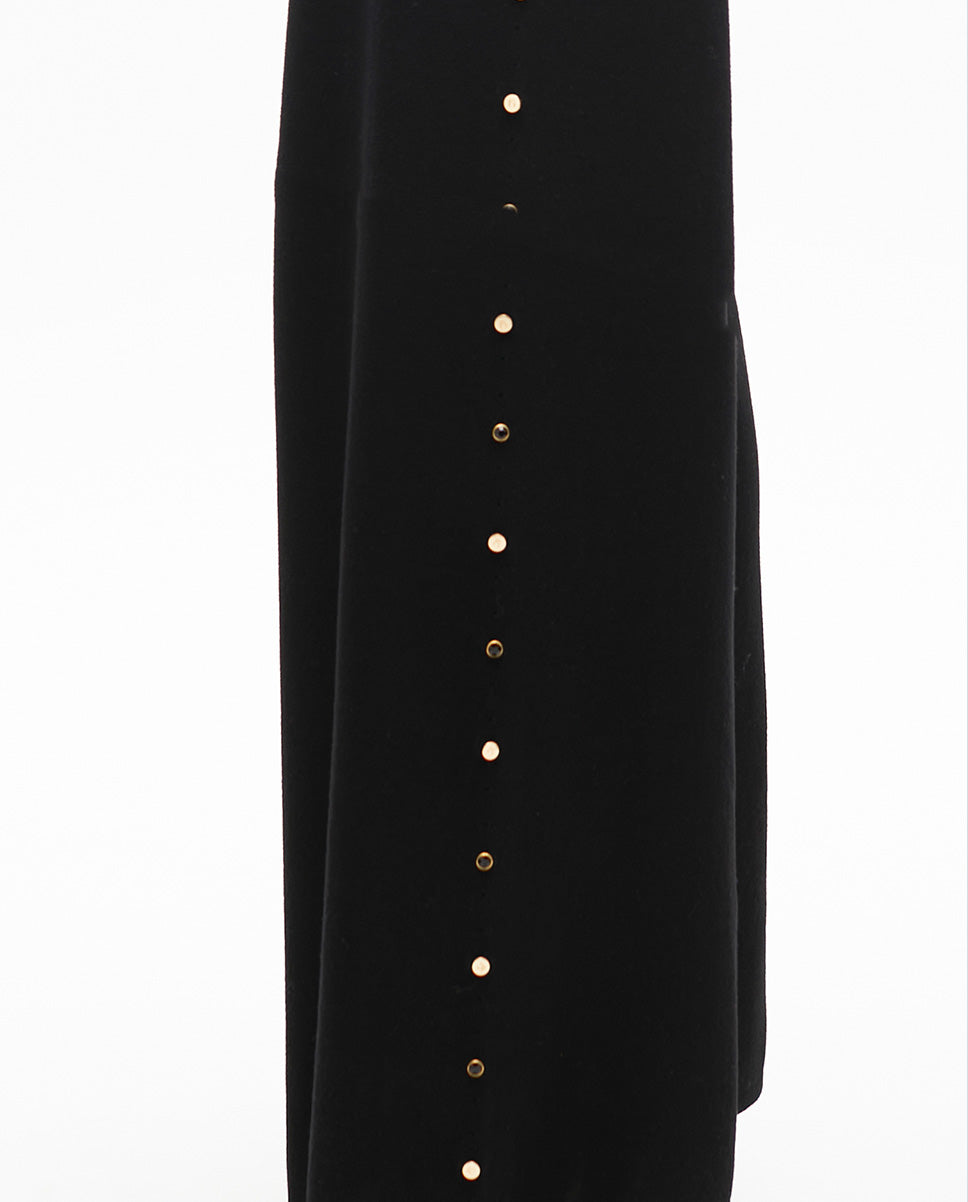 Straight Fit Trousers with Side Studs