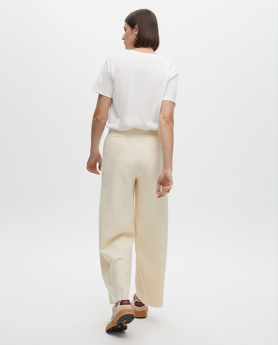 Sequined Side Knit Pants