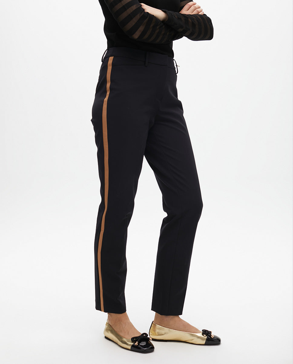 Basic Trousers with Side Stripe