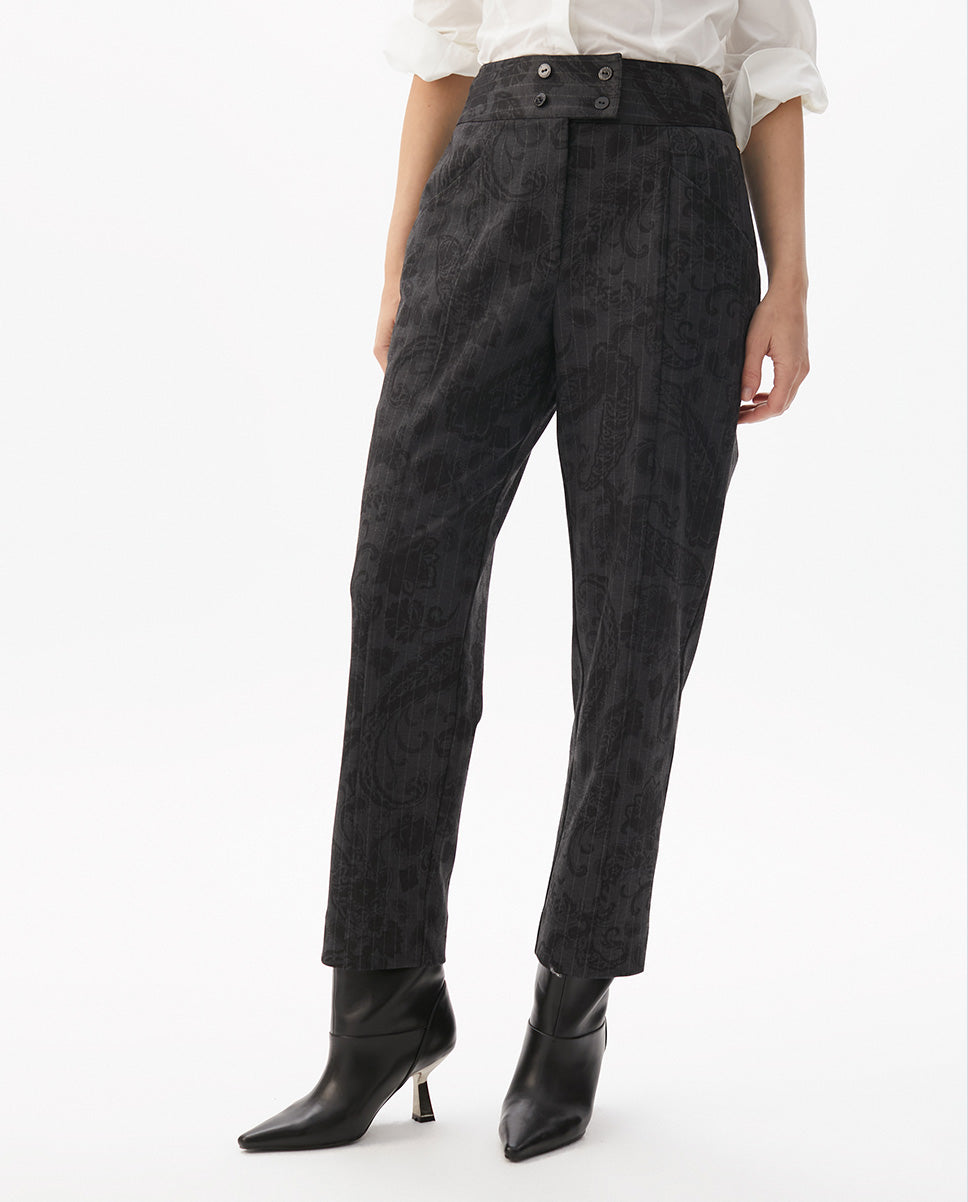 Diplomatic Paisley Jogger Pants