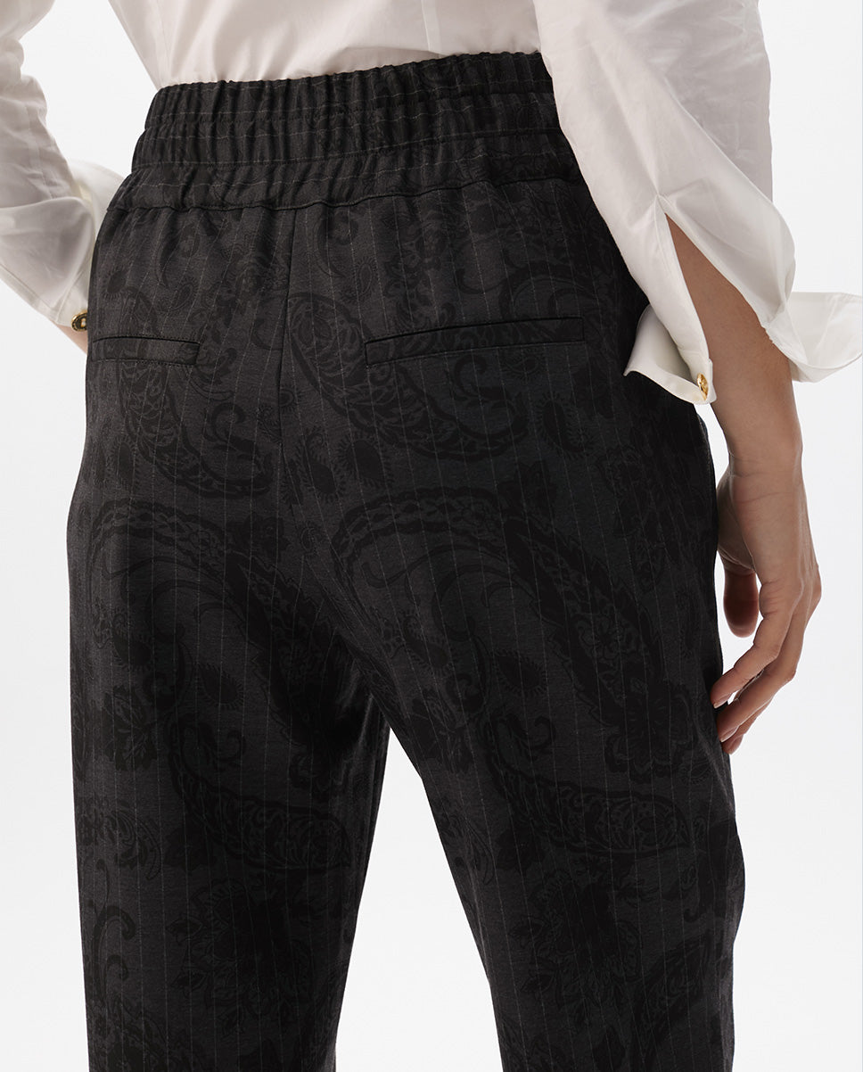 Diplomatic Paisley Jogger Pants