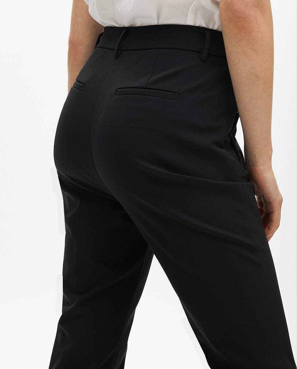 Straight-cut Technical Fabric Pants