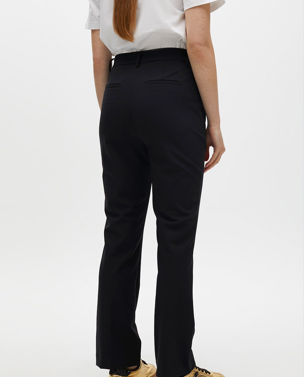 Straight-cut Technical Fabric Pants