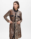 Animal Print Tunic with Pocket Details
