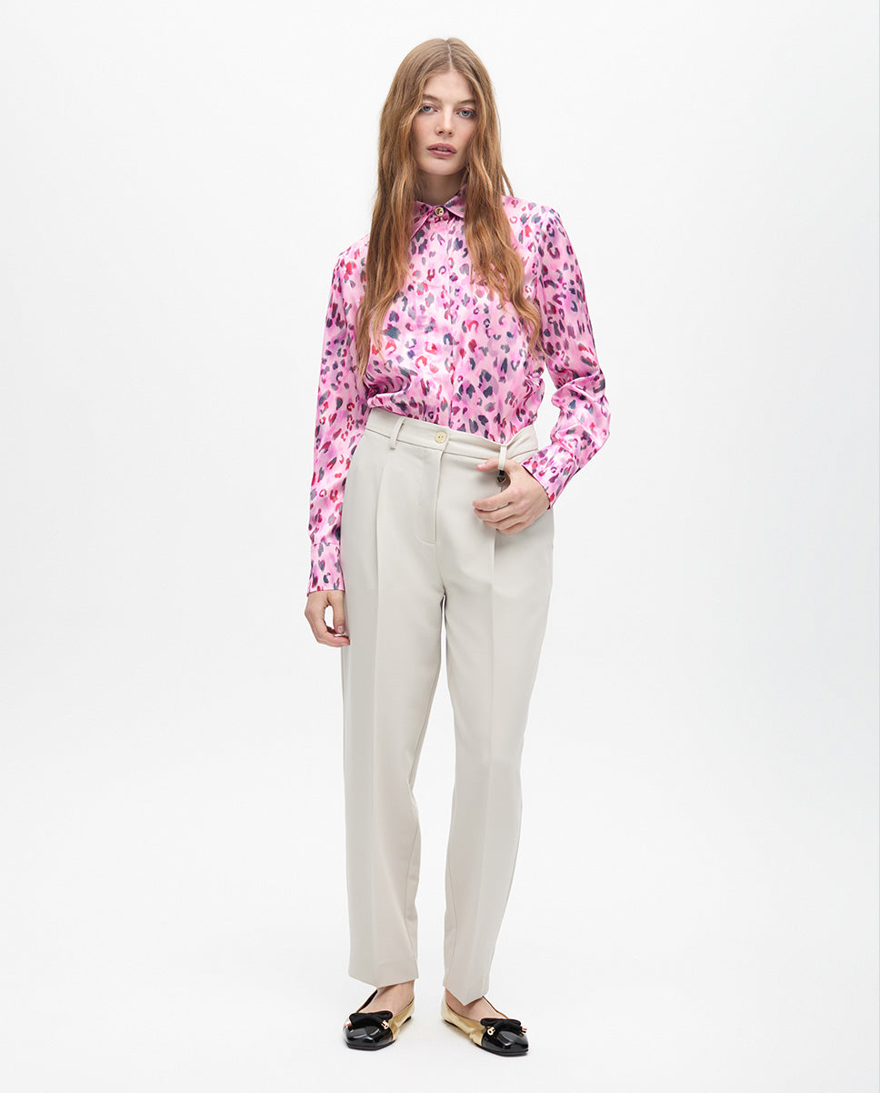 Straight Animal Print Shirt