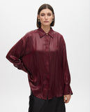 Waxed Effect Oversize Shirt