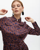 Logo Printed Shirt Dress