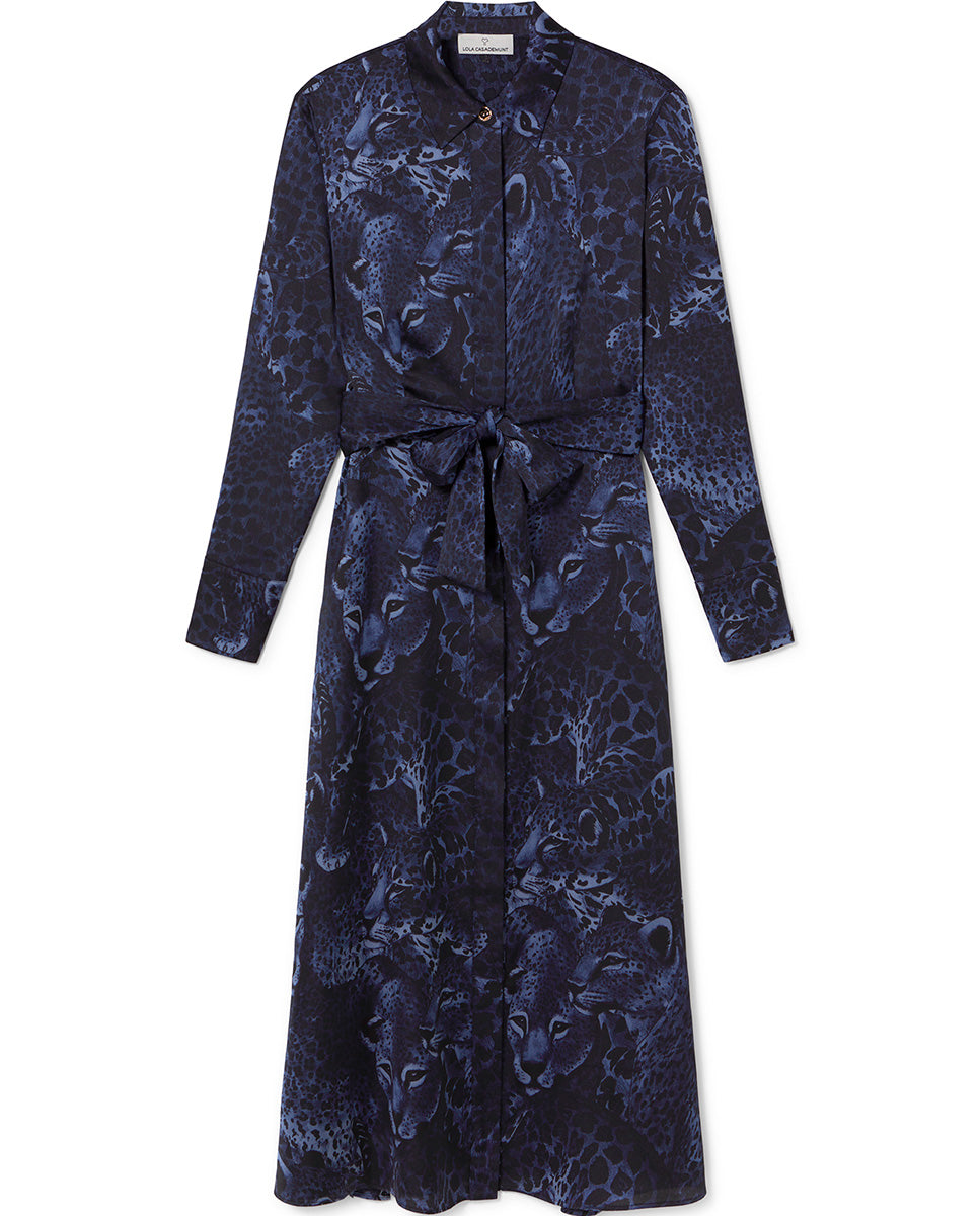 Logo Printed Shirt Dress