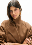 lf2601003-Long unlined coat-Camel
