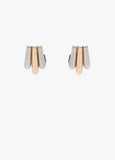lf2603052-Two-tone geometric earring-Metal-Metal