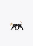 lf2603067-Leopard brooch-Metal-Black
