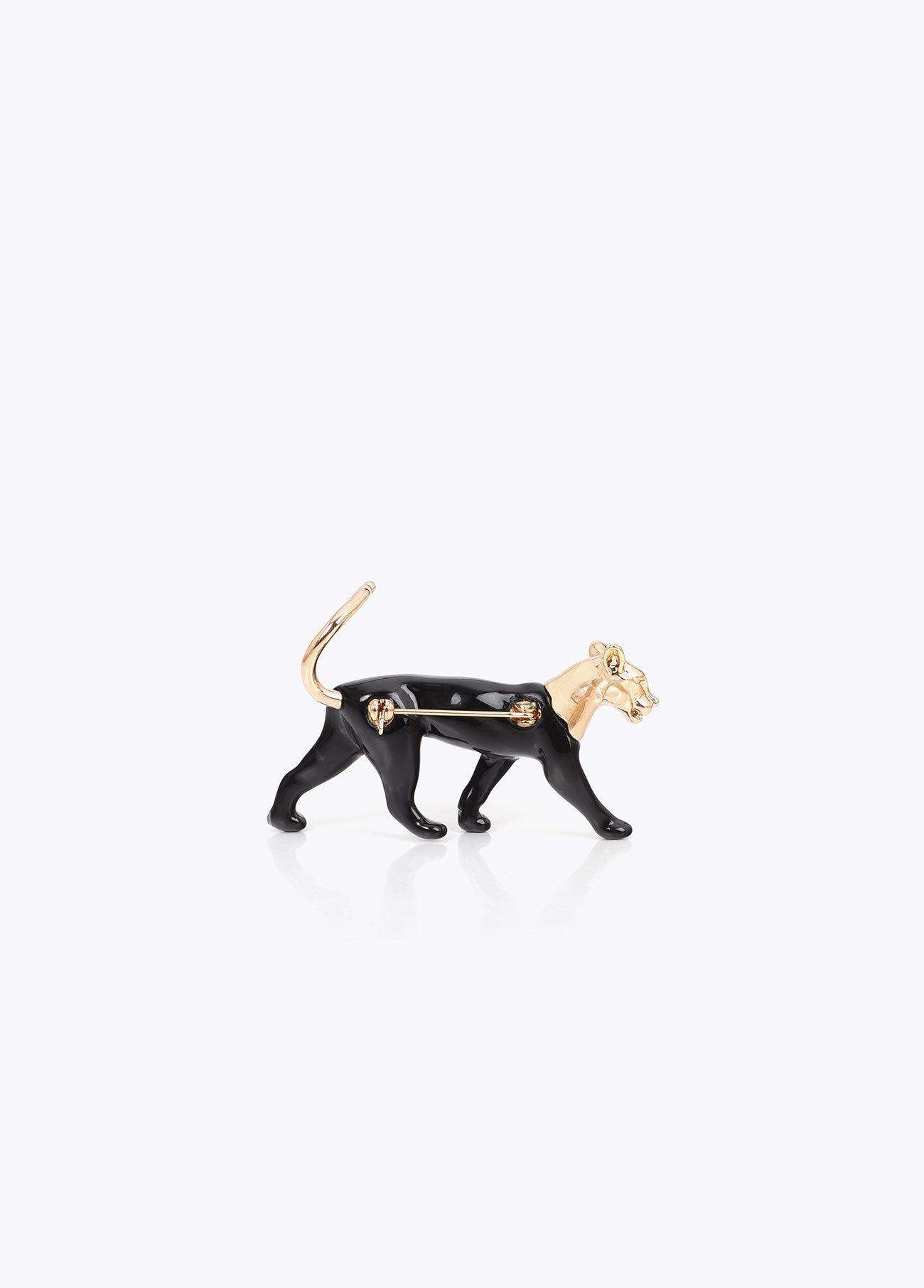 lf2603067-Leopard brooch-Metal-Black