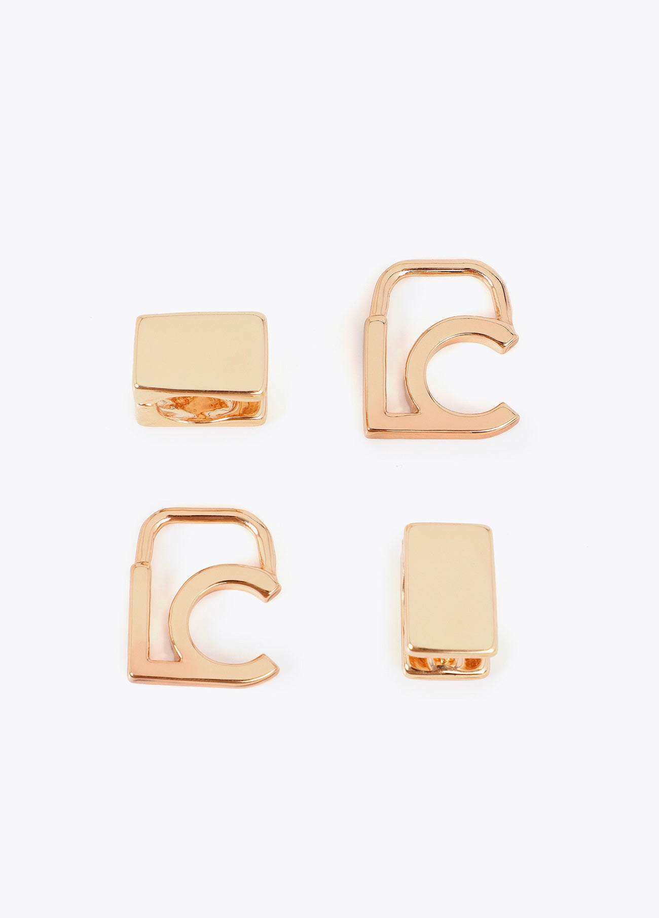 lf2603076-Logotyped earring-Gold