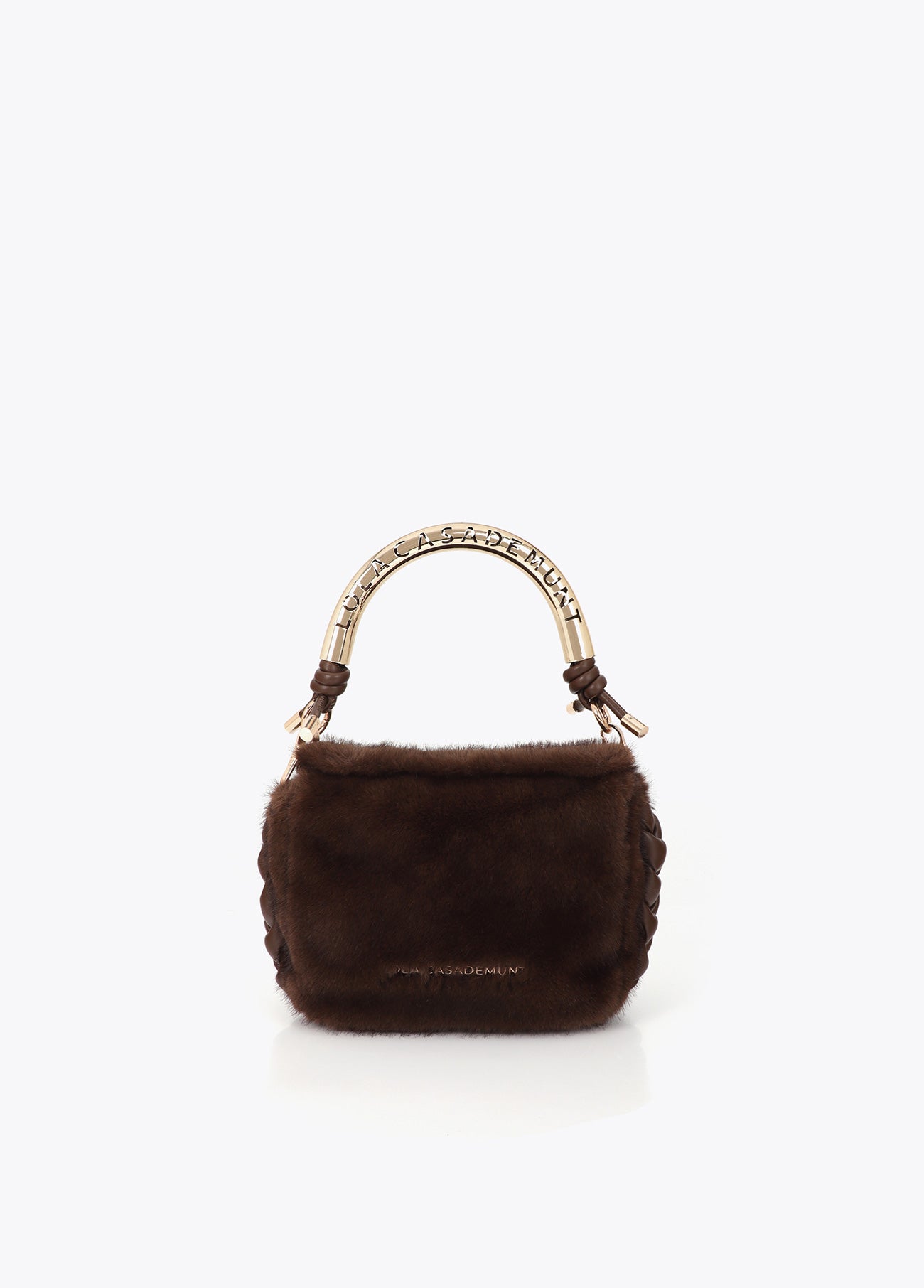 lf2604003-Small 1981 hair shoulder bag-Brown