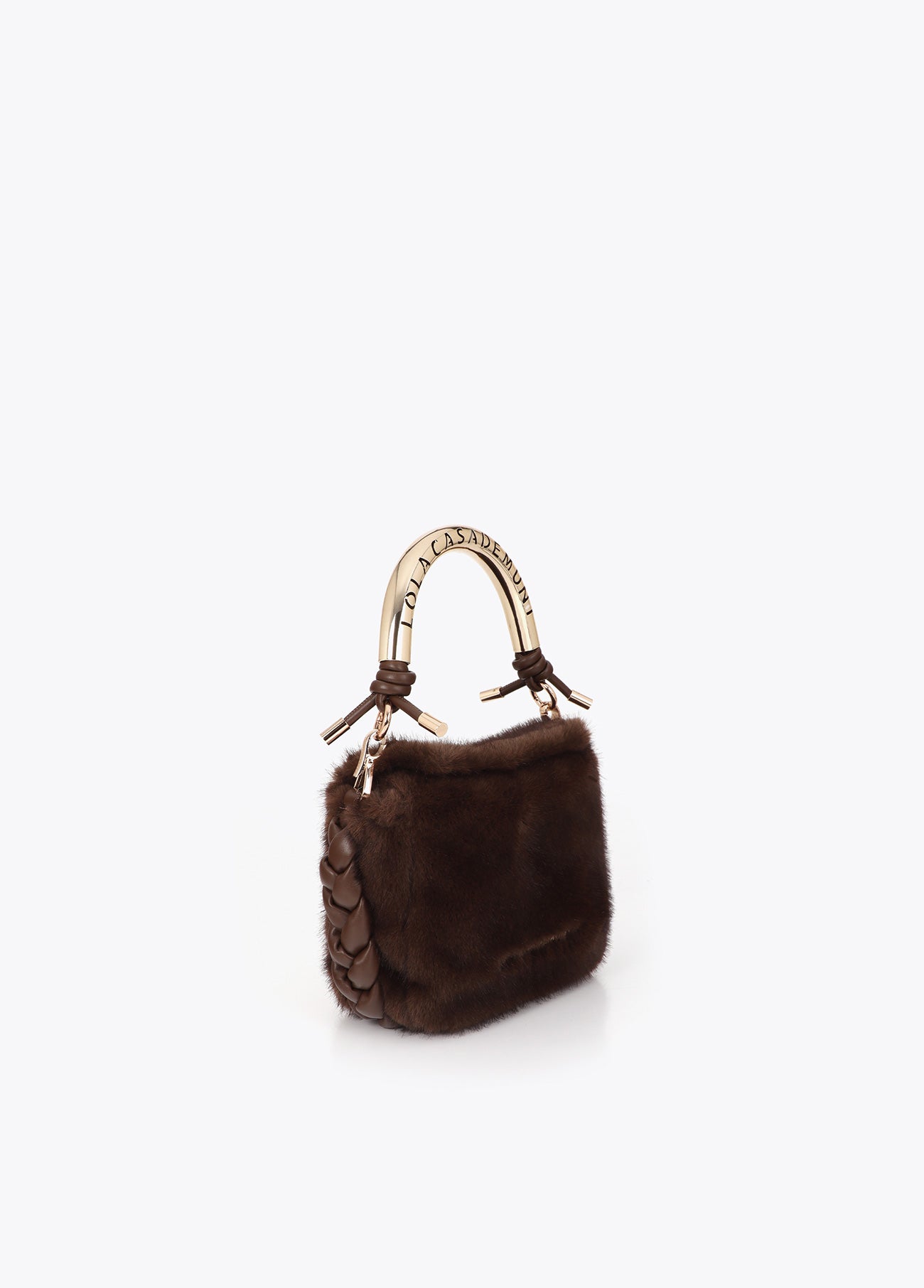 lf2604003-Small 1981 hair shoulder bag-Brown