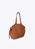 lf2604021-Shopper with adjustable chain detail-Brown