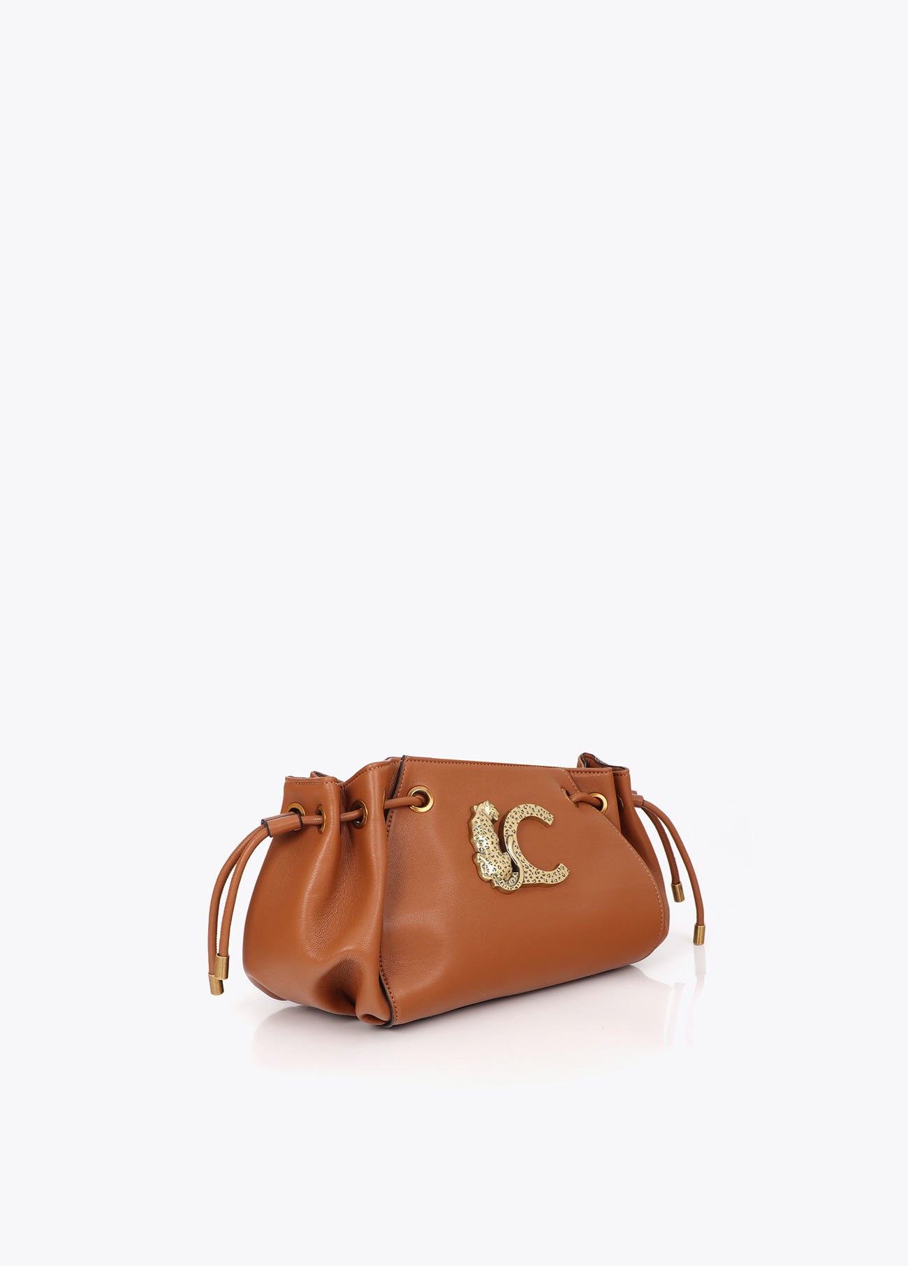 lf2604022-Crossbody bag with adjustable chain detail-Brown