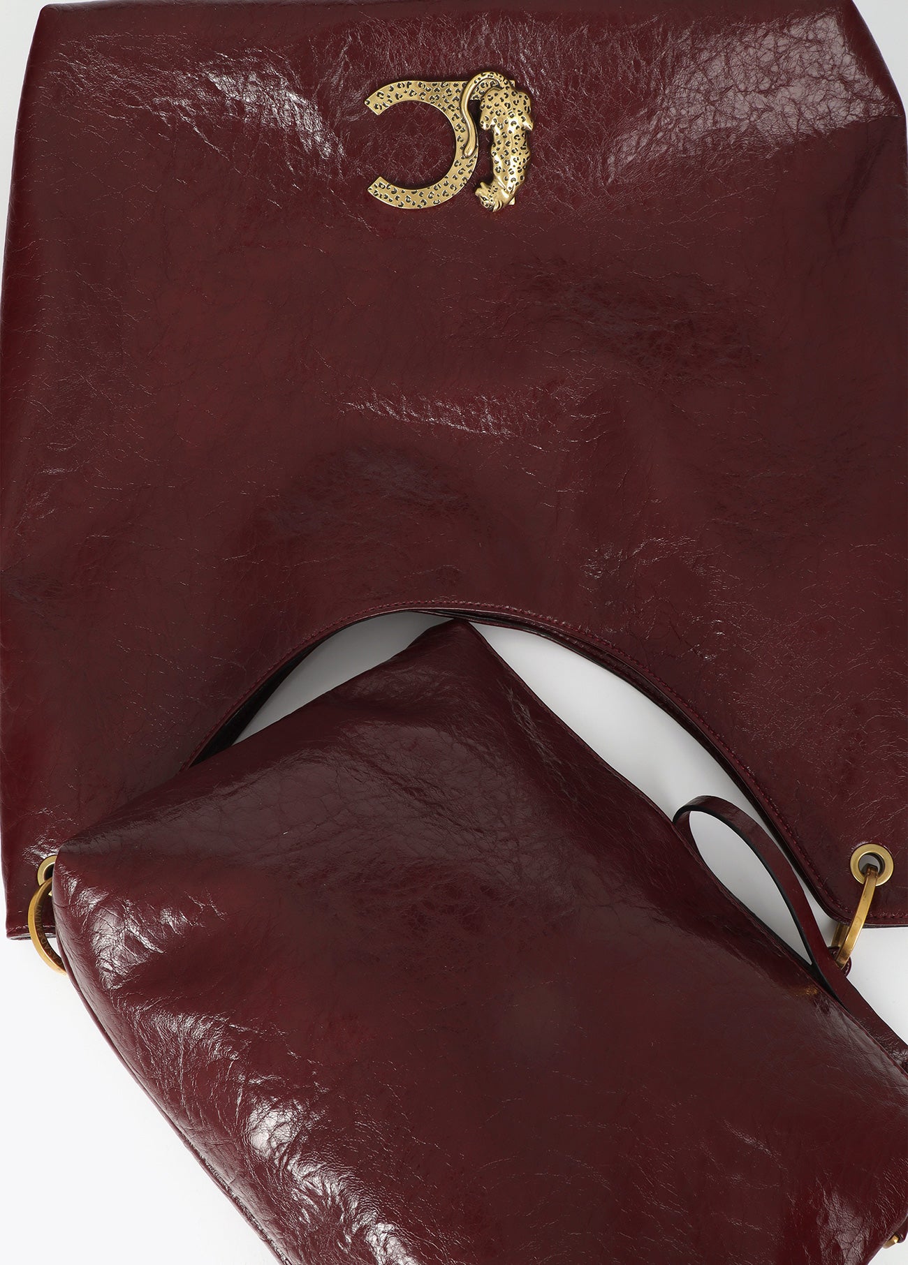lf2604026-Shopper with braided handle detail-Bordeaux