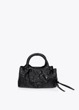 lf2604041-Bowling with wrinkled skin effect-Black