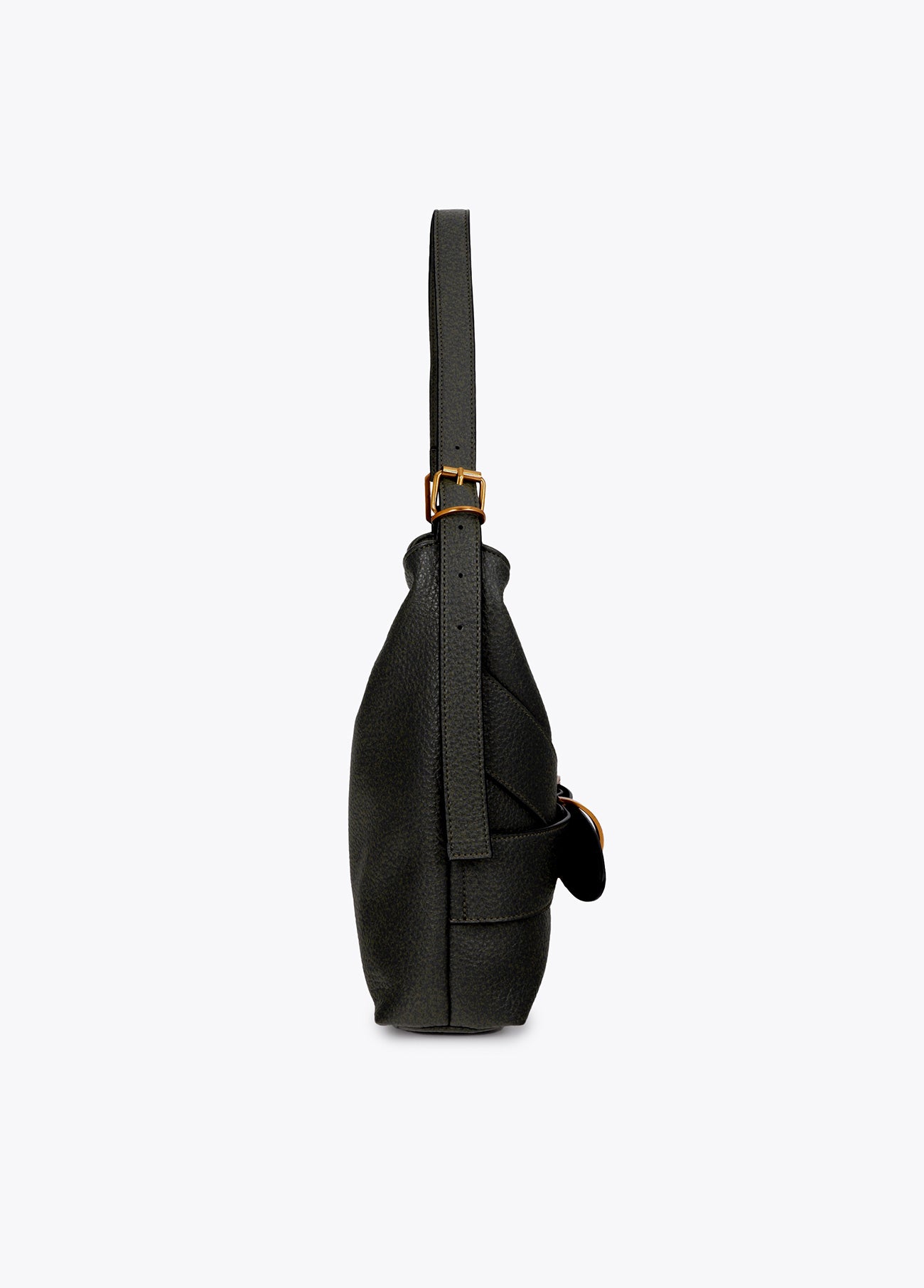 lf2604042-Hobo with belt detail-Black