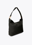 lf2604042-Hobo with belt detail-Black