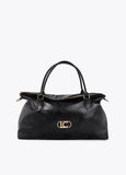 lf2604047-Leather-effect weekend-Black