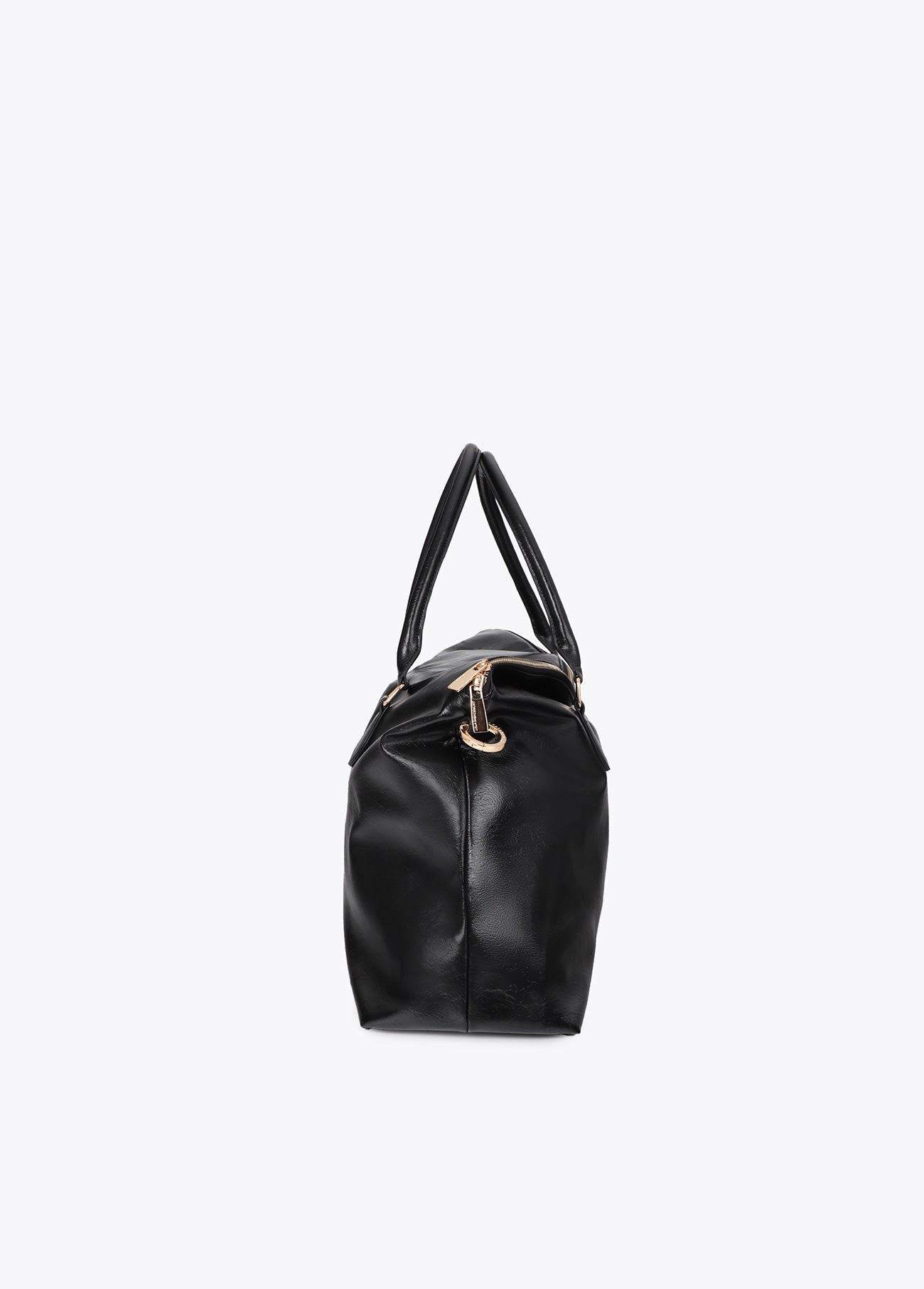 lf2604047-Leather-effect weekend-Black