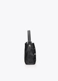 lf2604060-Star and heart studded shoulder bag-Black