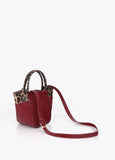 lf2604066-Tricolor shoulder bag-Bordeaux